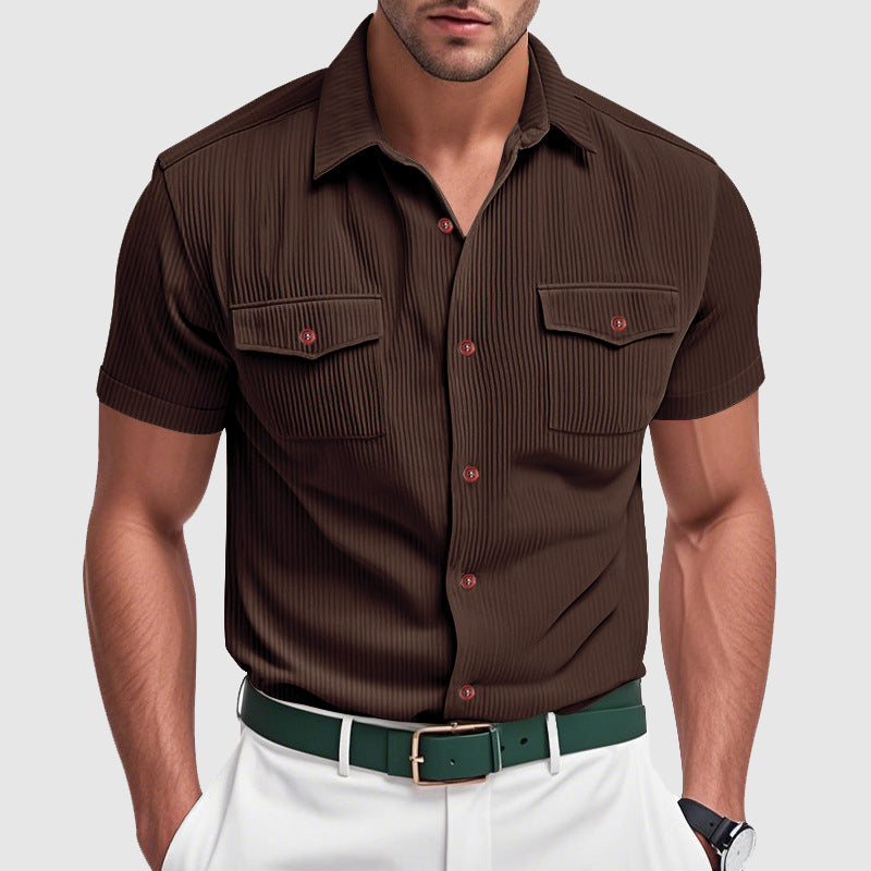 Women's L'Avventura Urbana Shirt by Lorenzo Vitali | Artfully tailored from a premium poly-blend 0