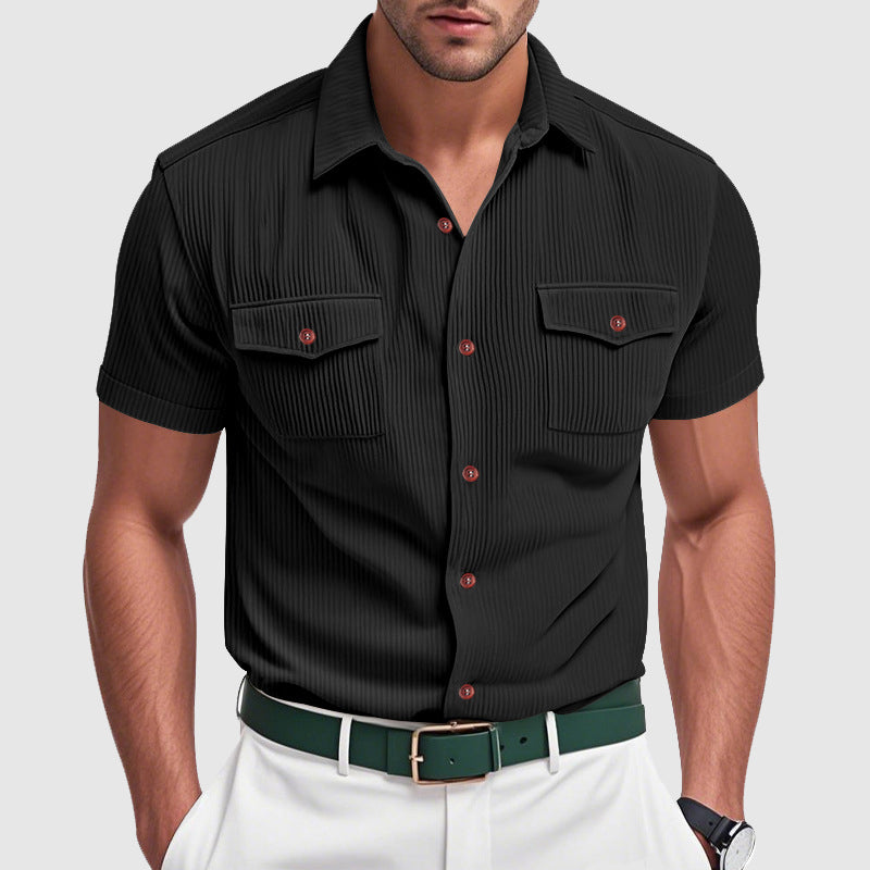 Women's L'Avventura Urbana Shirt by Lorenzo Vitali | Artfully tailored from a premium poly-blend 1