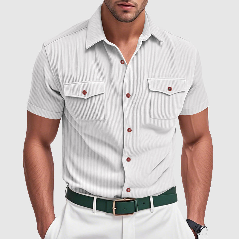 Women's L'Avventura Urbana Shirt by Lorenzo Vitali | Artfully tailored from a premium poly-blend 2