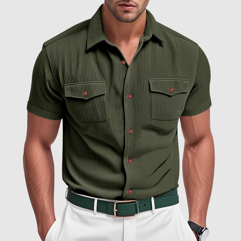 Women's L'Avventura Urbana Shirt by Lorenzo Vitali | Artfully tailored from a premium poly-blend 3