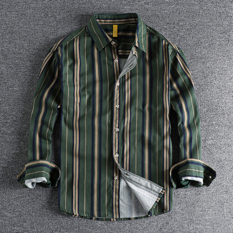 Women's L'Esprit Moderne Striped Shirt by Felix Grant | Our soft premium cotton fibers offer supreme comfo 0