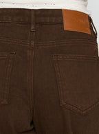 Women's Lando Low Rise Straight Leg Jeans Chocolate | Denim jeans with a low-rise fit & straight-leg cut 6