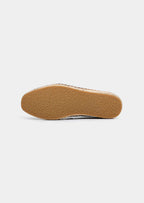 Women's Light Gray Suede Penny Seaside Espadrilles 2