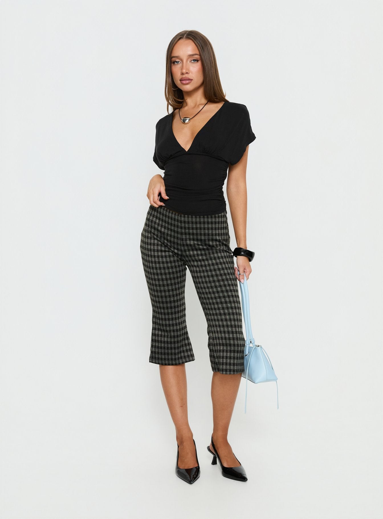 Women's Lights Are Off Capri Pants Multi | Capri pants in multi-print 1