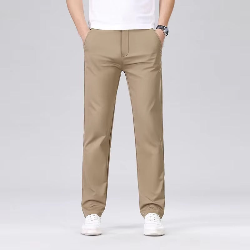 Women's Lorenzo Vitali Clean Cut Casual Chino Pants | Fit: Straight leg 4