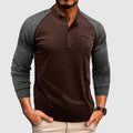 Women's Lorenzo Vitali Dual Tone Henley Shirt | Supreme comfort is offered by our soft premium cot 0