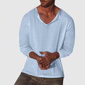 Women's Lorenzo Vitali Essential V-Neck Shirt | Material: Premium cotton-linen blend 0
