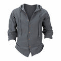 Women's Lorenzo Vitali Hooded Long Sleeve Shirt | Closure: Button front 0