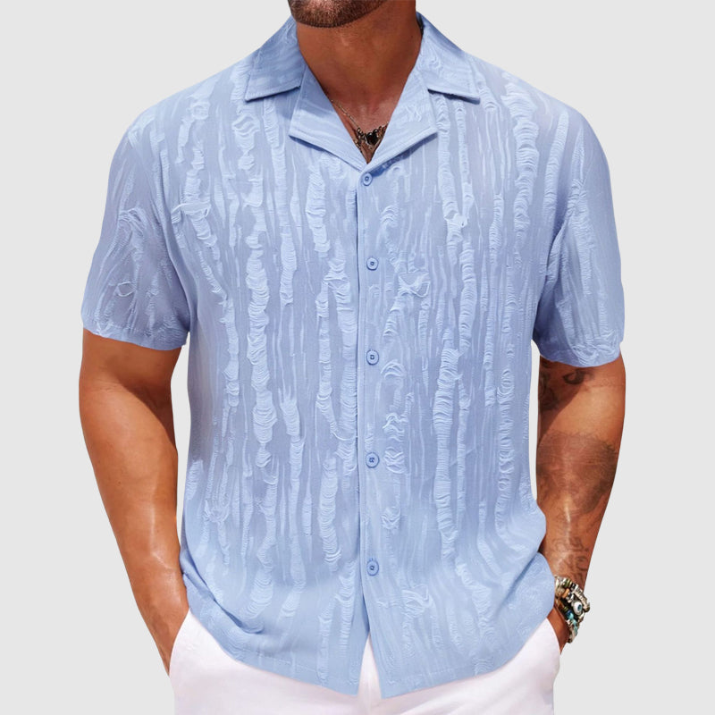 Women's Lorenzo Vitali Pioltello Refined Shirt | Lightweight textured polyester blend 0