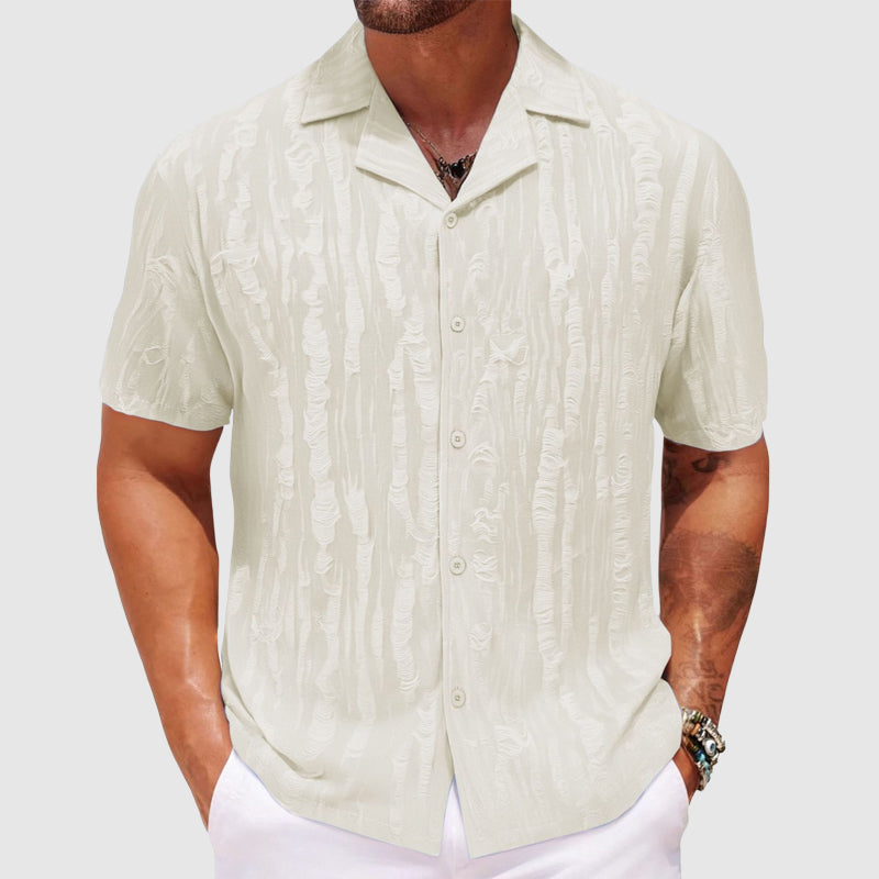 Women's Lorenzo Vitali Pioltello Refined Shirt | Lightweight textured polyester blend 1