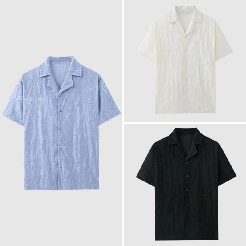 Women's Lorenzo Vitali Pioltello Refined Shirt | Lightweight textured polyester blend 3
