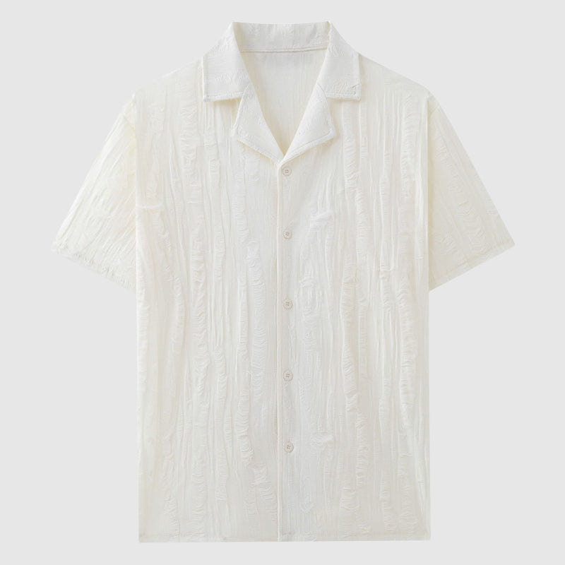 Women's Lorenzo Vitali Pioltello Refined Shirt | Lightweight textured polyester blend 5