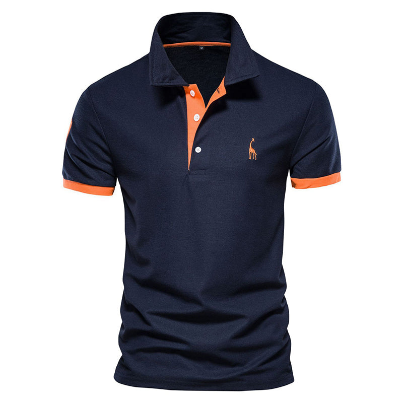 Women's Lorenzo Vitali Polo Shirt with Contrast Detailing | Collar: Polo collar with contrasting button placke 0