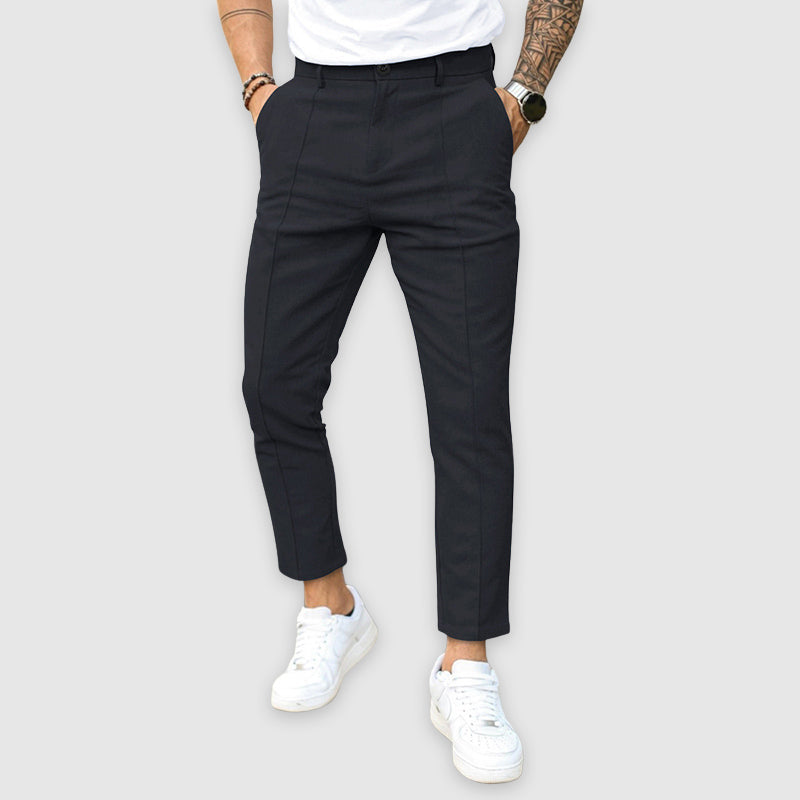 Women's Lorenzo Vitali Tailored Pants with Straight Fit | Fit: Slim fit with straight tapered leg 0