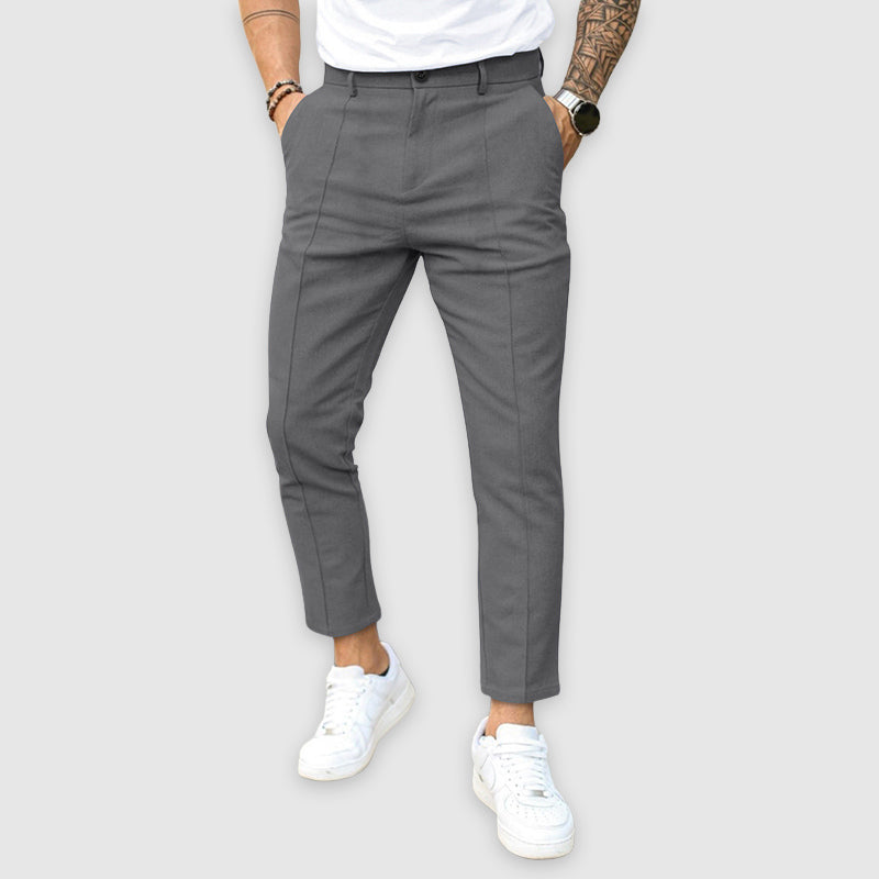 Women's Lorenzo Vitali Tailored Pants with Straight Fit | Fit: Slim fit with straight tapered leg 2