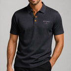 Women's Lorenzo Vitali Textured Polo Shirt with Button Placket | Closure: Button placket 5