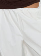 Women's Lunea Concealed Waistband Pants White | Wide-leg pants in a low-rise fit 5