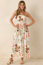 Women's MINKPINK Dolce Multi Vintage Postcard Print Midi Sundress | 100% Viscose 2