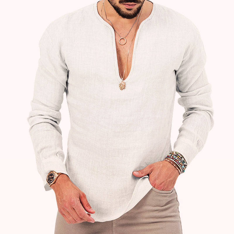 Women's Marco Bianchi Serena Shirt | Material: Linen-polyester blend 1