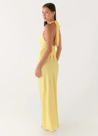 Maxi Dress with Open-Back Halterneck Design | Effortless Style for Any Occasion - Women's 4