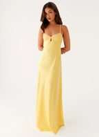 Women's Maxi Dress with Sweetheart Neckline & Keyhole Detail | Luxurious Lace for Effortless Elegance - Women's | Sweeth 4
