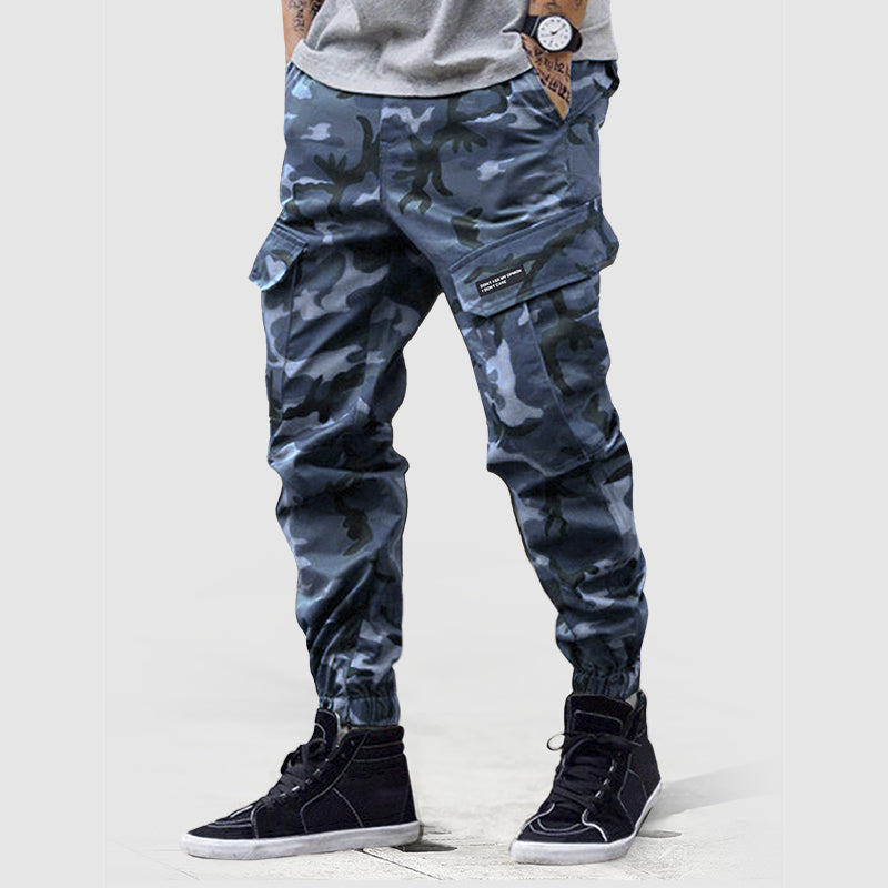 Women's Men’s Cargo Joggers in Camouflage Print | Length: Full length 1