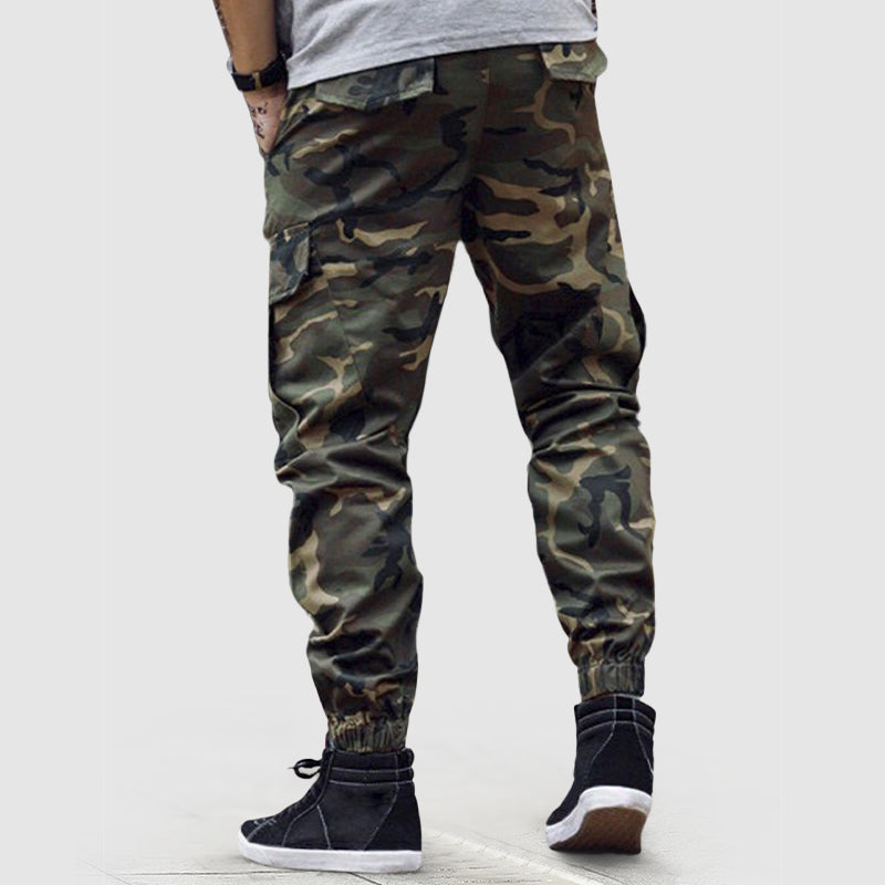 Women's Men’s Cargo Joggers in Camouflage Print | Length: Full length 3