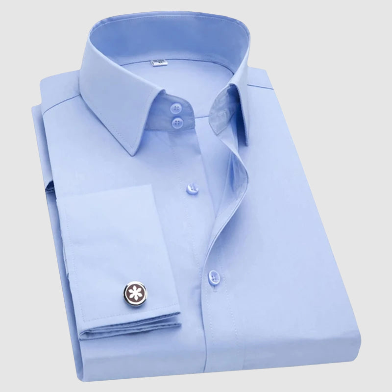 Women's Men’s Dress Shirt with French Cuffs | Fit: Regular fit 0