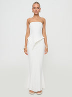 Women's Mercer Linen Blend Maxi Skirt White | Linen Maxi skirt 6