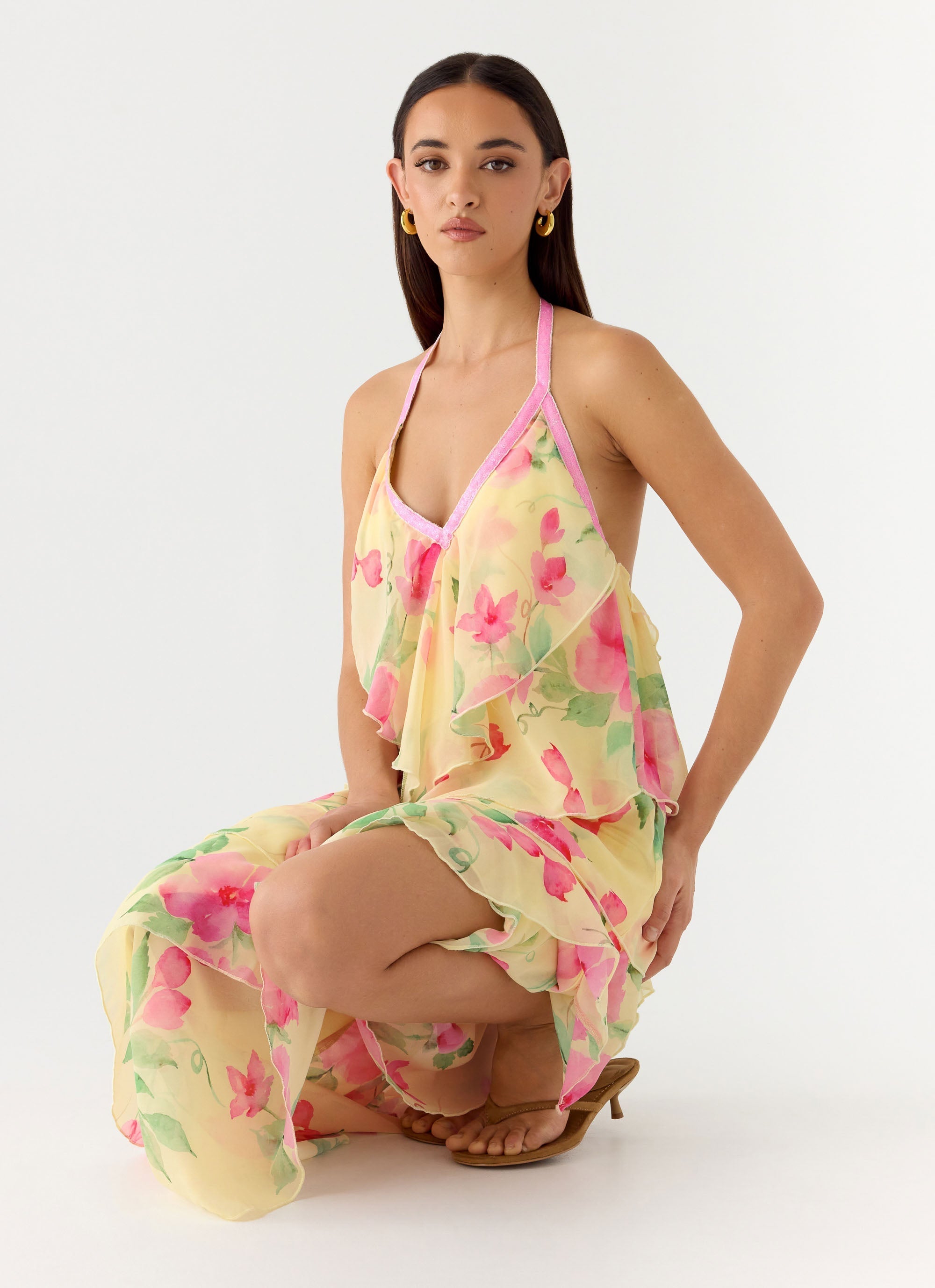 Mia | Elegant Asymmetrical Maxi Dress for Women 5