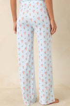 Women's Mint to Be Mine Mint Green Multi Floral Pajama Pants | 95% Polyester & 5% Spandex 5