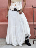 Women's Miriah Maxi Skirt White Petite | Princess Polly Petite 0