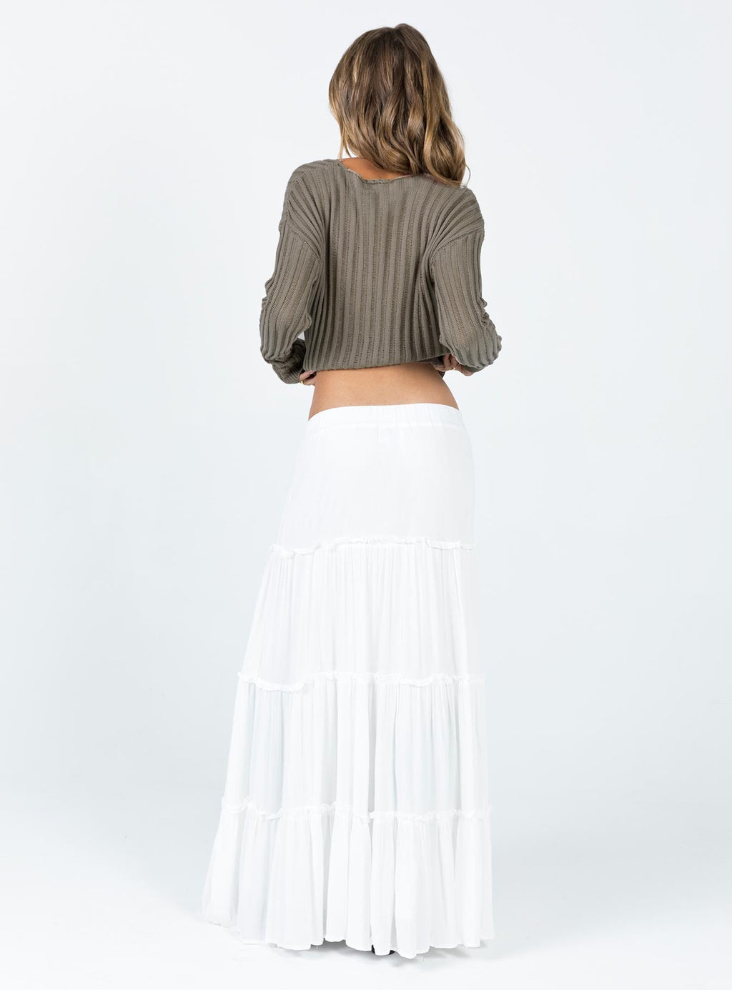 Women's Miriah Maxi Skirt White Petite | Princess Polly Petite 4
