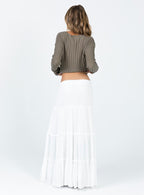 Women's Miriah Maxi Skirt White Petite | Princess Polly Petite 4