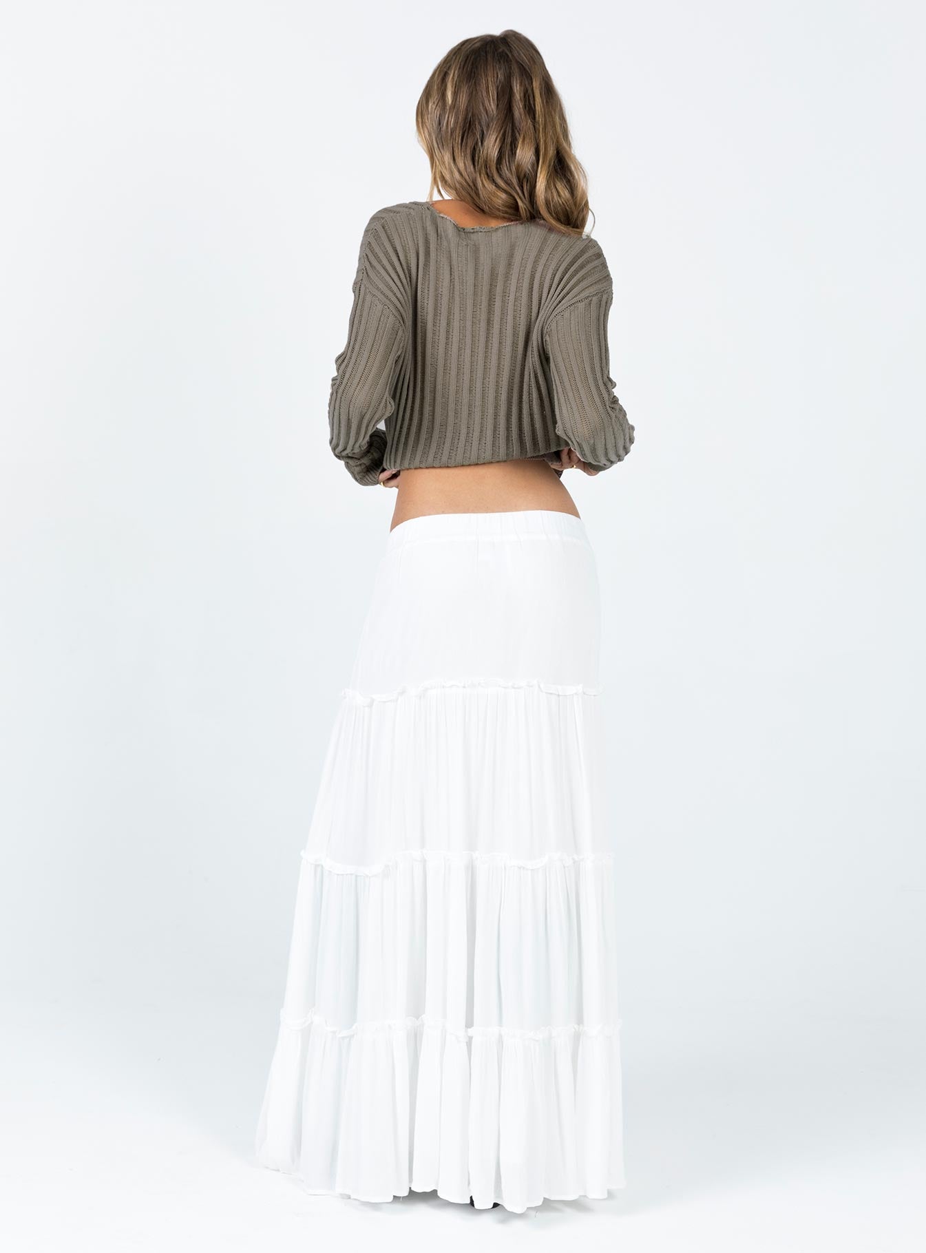 Women's Miriah Maxi Skirt White Petite | Princess Polly Petite 4