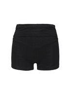 Women's Moderna Lace Shorts Black | Mid-rise lace shorts 7