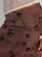 Women's Moses Midi Skirt Multi | Floral midi skirt 5