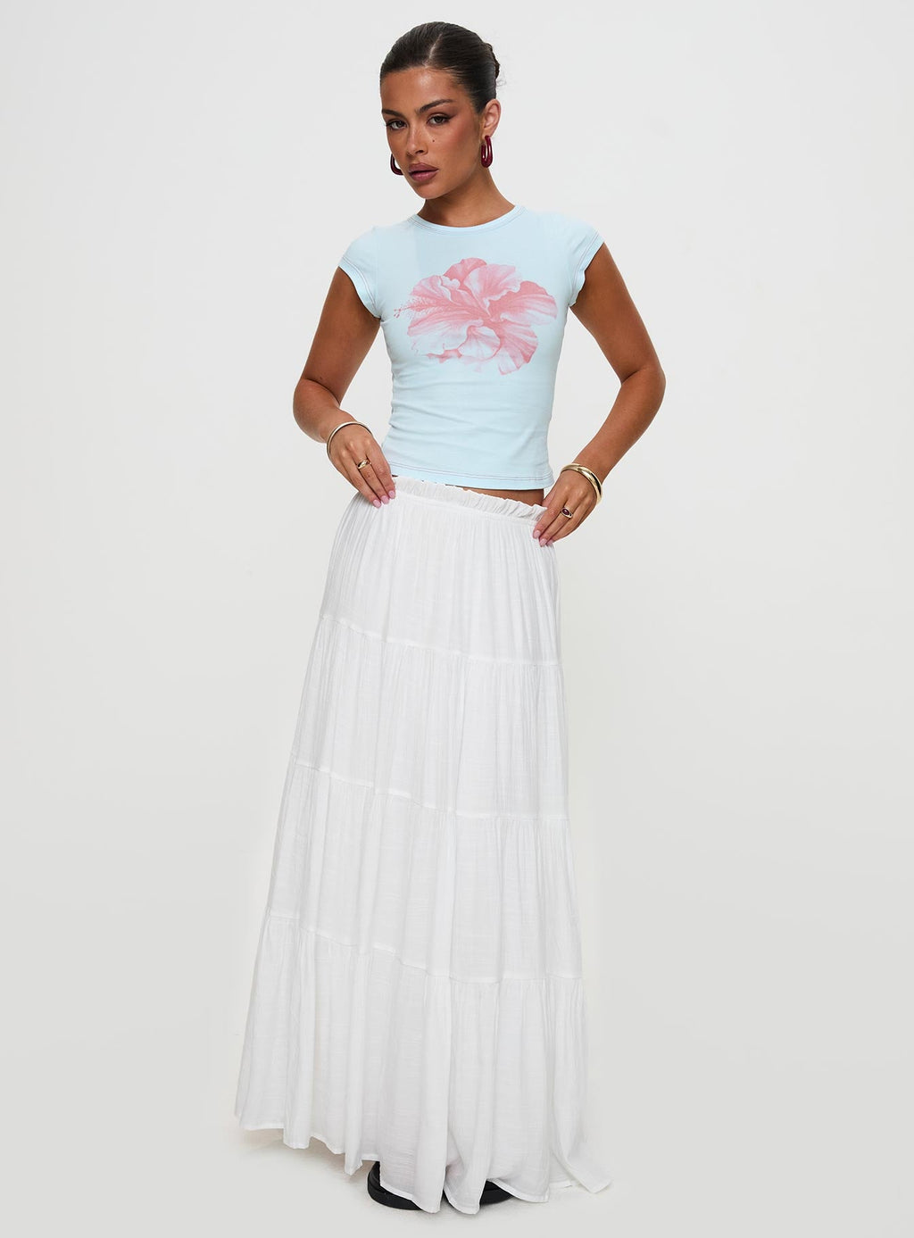 Women's Mya Maxi Skirt White 6