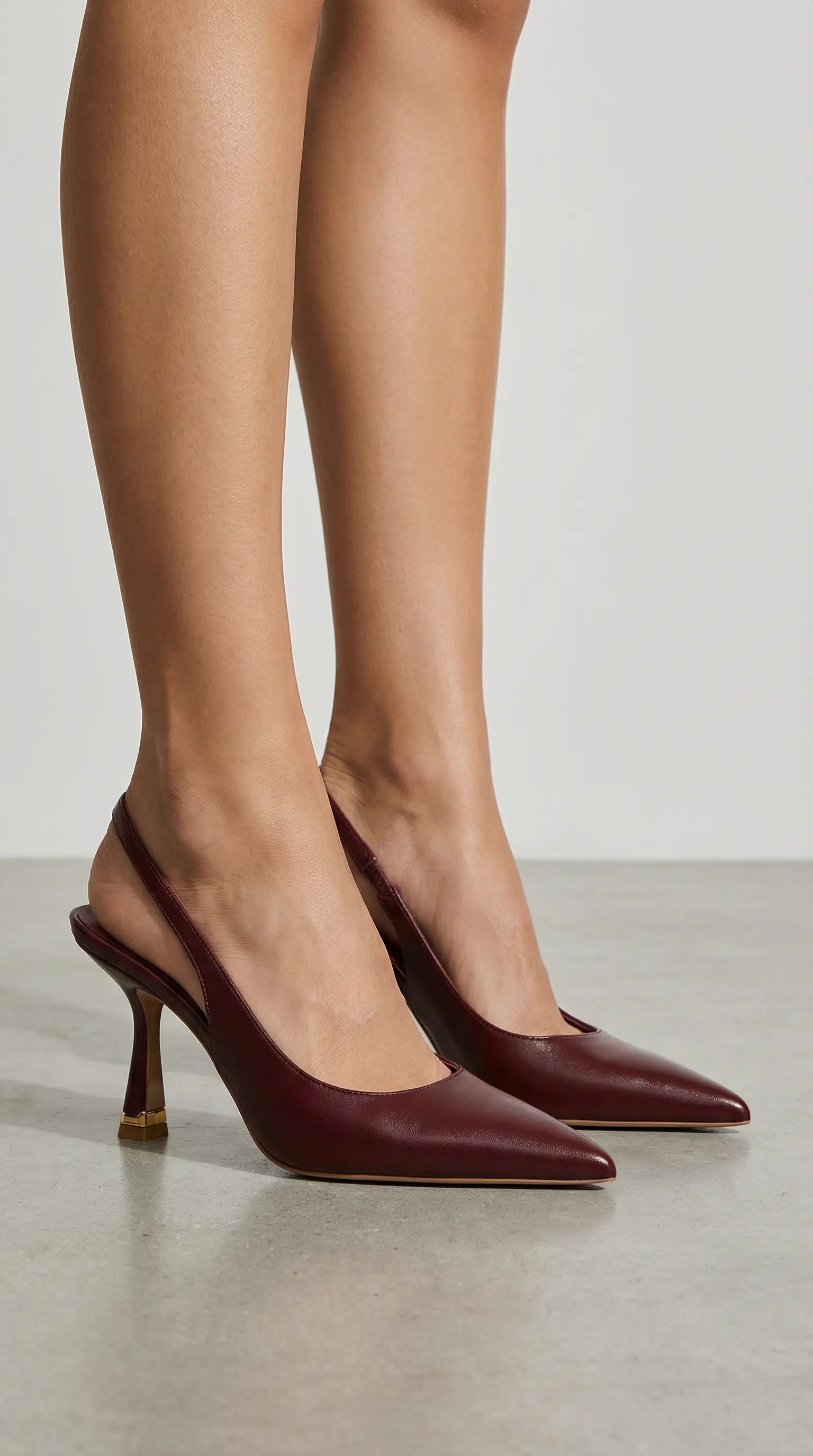 Women's Nicole Collection | Women's Black Heels with Adjustable Slingback Strap | Elegant Pointed Toe Design for All-Day 8
