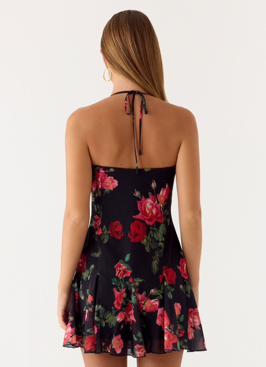 Nikyta Collection | Women's Mini Dress with Halter Straps | Effortless Fit for Night Out 2