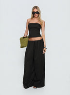 Women's Odara Wide Leg Pants Black | Wide-leg pants in a low-rise fit 2