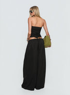 Women's Odara Wide Leg Pants Black | Wide-leg pants in a low-rise fit 4