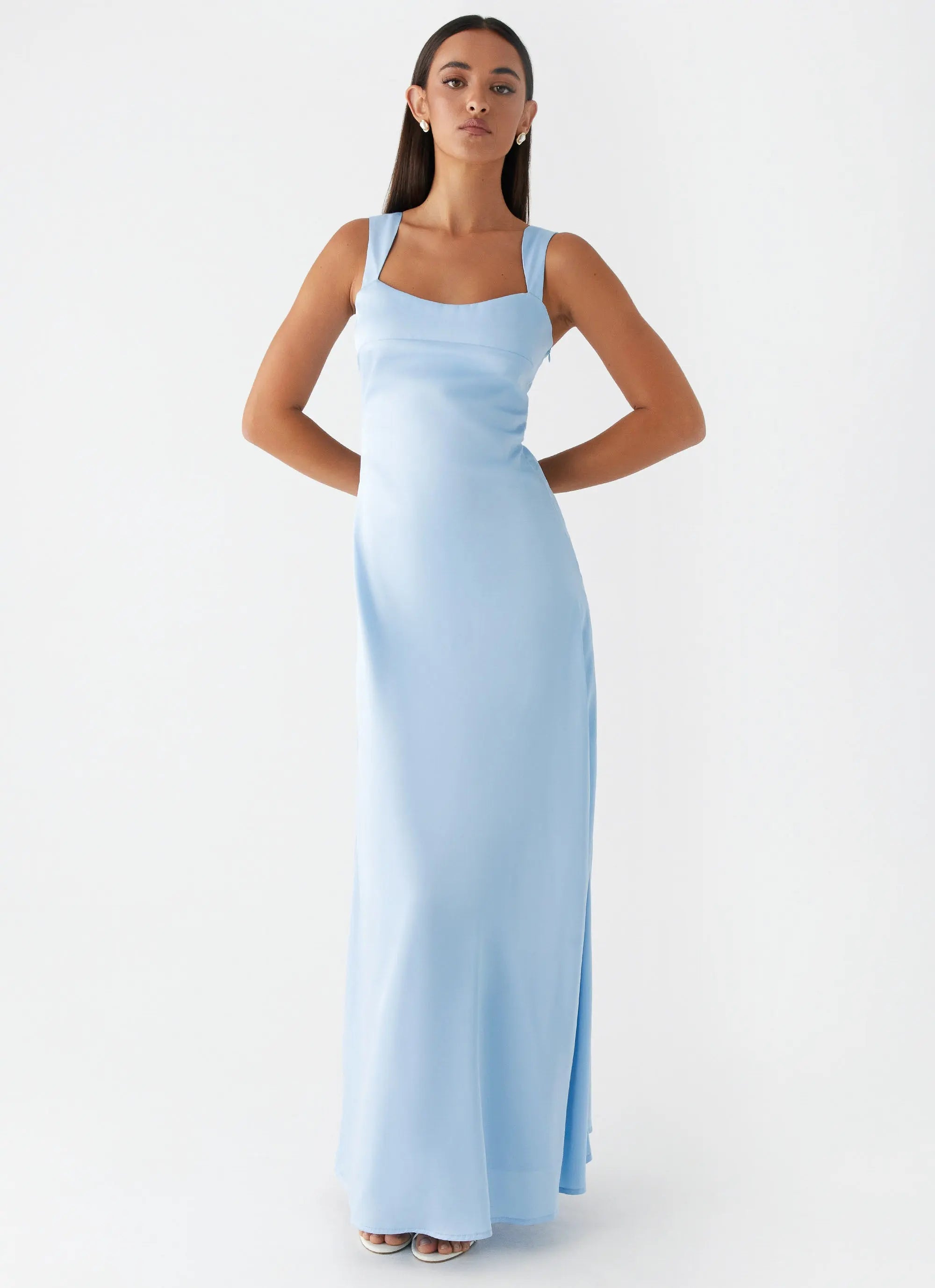 Women's Odette Collection | White Maxi Dress with Sweetheart Neckline | Elegant Long Dress for Timeless Style - Women's  4