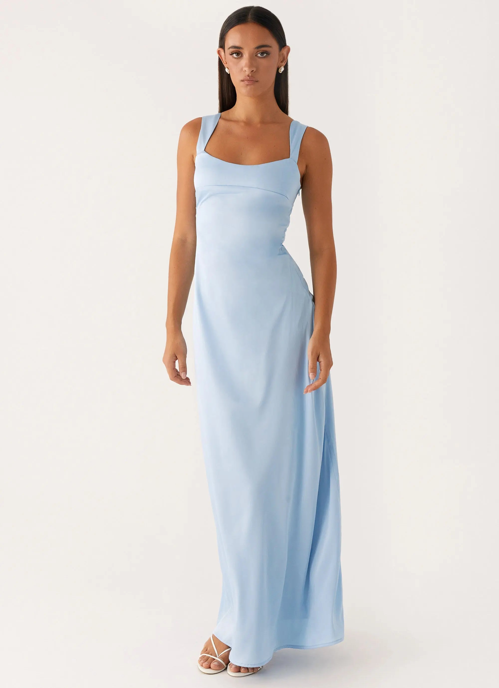 Women's Odette Collection | White Maxi Dress with Sweetheart Neckline | Elegant Long Dress for Timeless Style - Women's  5