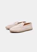 Women's Off White Suede Penny Seaside Espadrilles 0