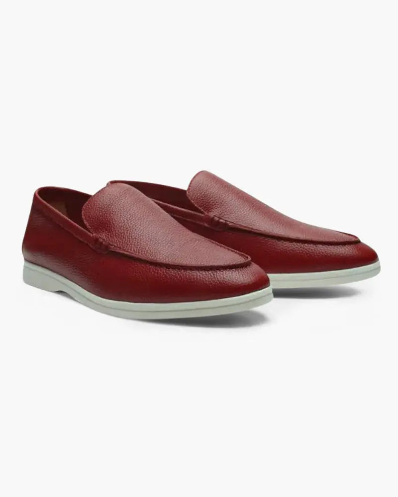 Women's Old Money Cowhide Leather Loafers 5