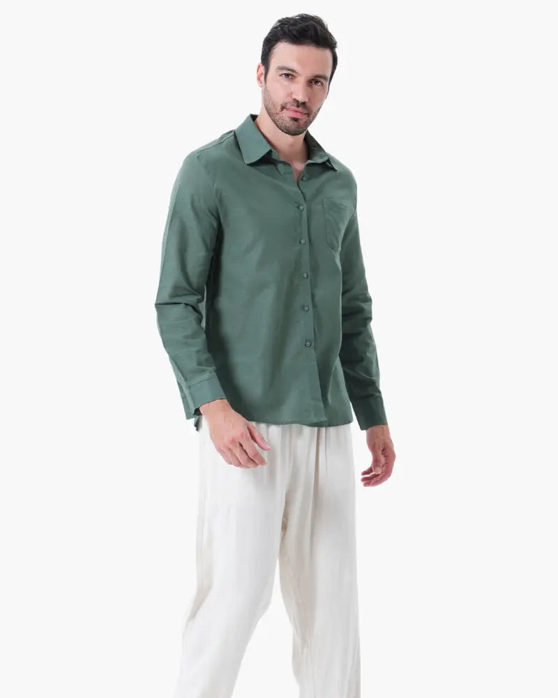 Women's Old Money Linen Combo (Longsleeve) 3