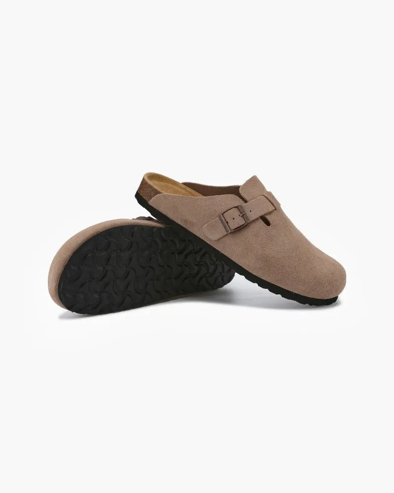 Women's Old Money Suede Clogs 3