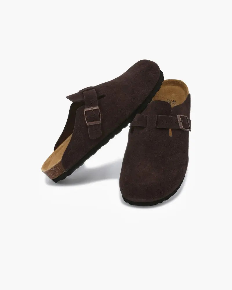 Women's Old Money Suede Clogs 8