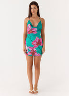 Orion Collection | Women's Cocktail Dress with Halter Neckline | Elegant Mini Dress for Sparkling Occasions 3